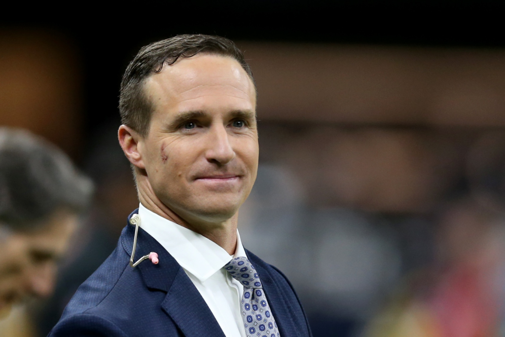 drew brees makes his nbc debut, internet amazed by his new hair